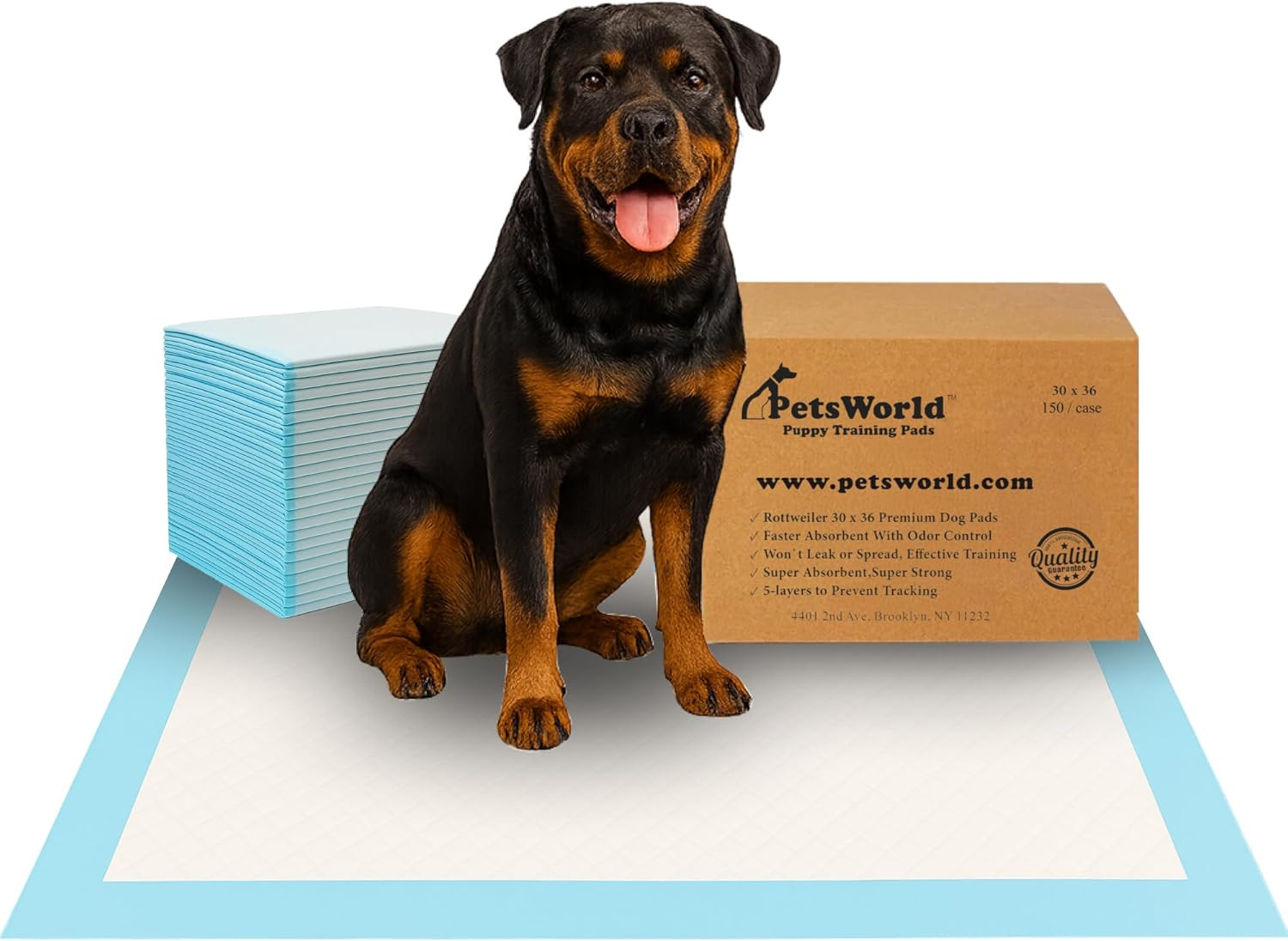 Extra Large Potty Pads for Dogs, Odor Eliminating 30″ X 36″, 150 Count Pee Pads