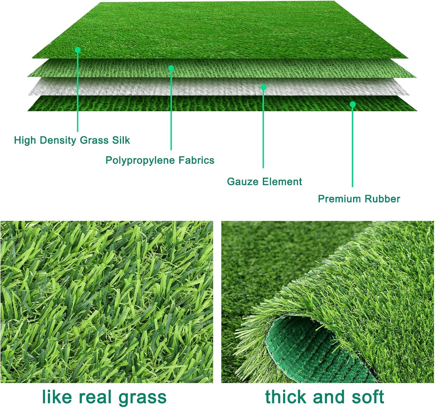 8 Pack Chicken Nesting Box Pads – Washable Artificial Grass Nesting Pads – Chick