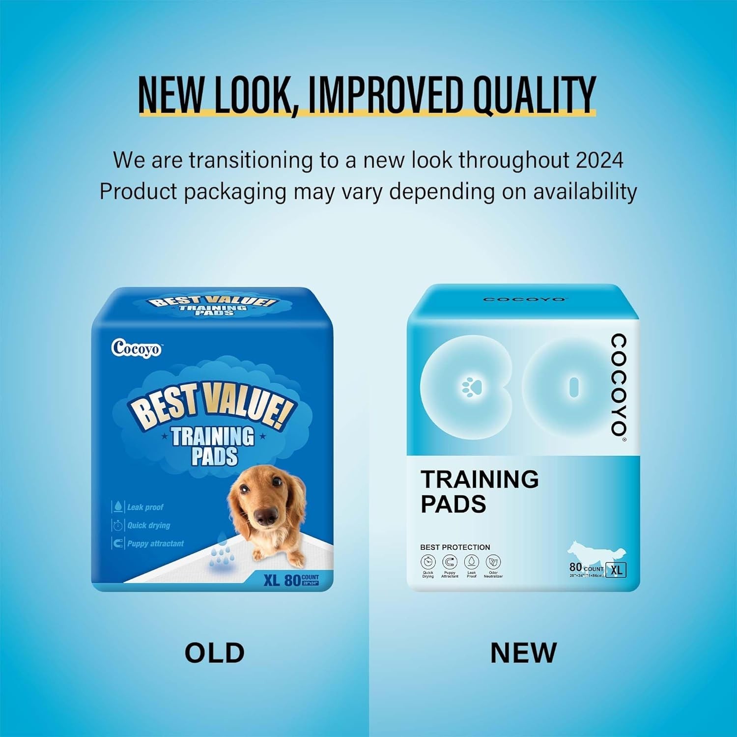 40 Count XL Dog Training Pads – Ultimate Absorption & Leak Protection 28″ x 34″