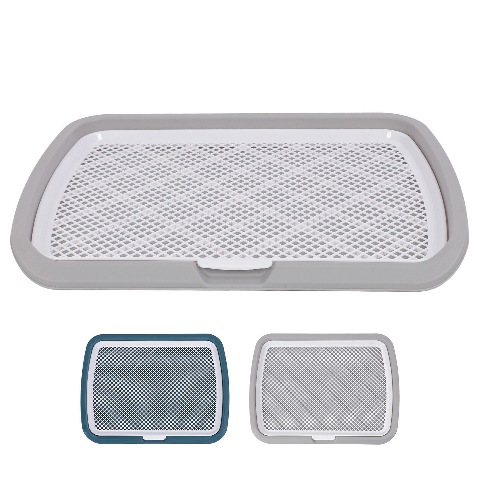 Puppy Potty Training Tray Detachable Washable Mesh Dog Pee Pad Holder Tray