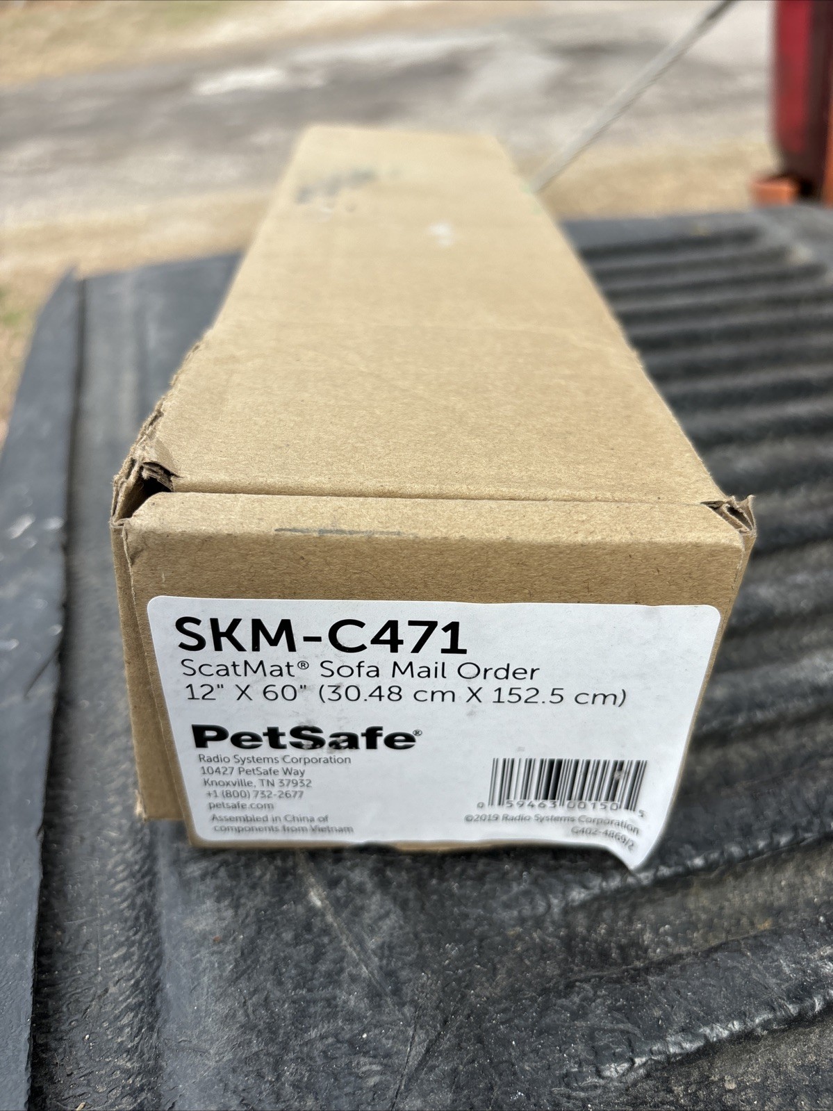 PetSafe 60X12 ScatMat Sofa Indoor Pet Keep-Off Training Mat Open Box Cat Dog