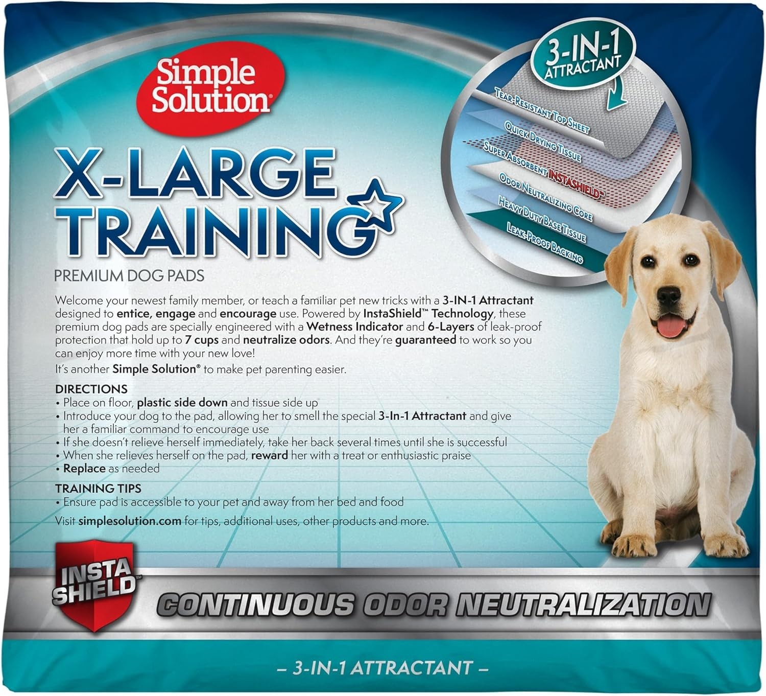 Extra Large Pee Pads For Dogs, Puppy Potty Training, Leak Proof Dog Pads, Pet…