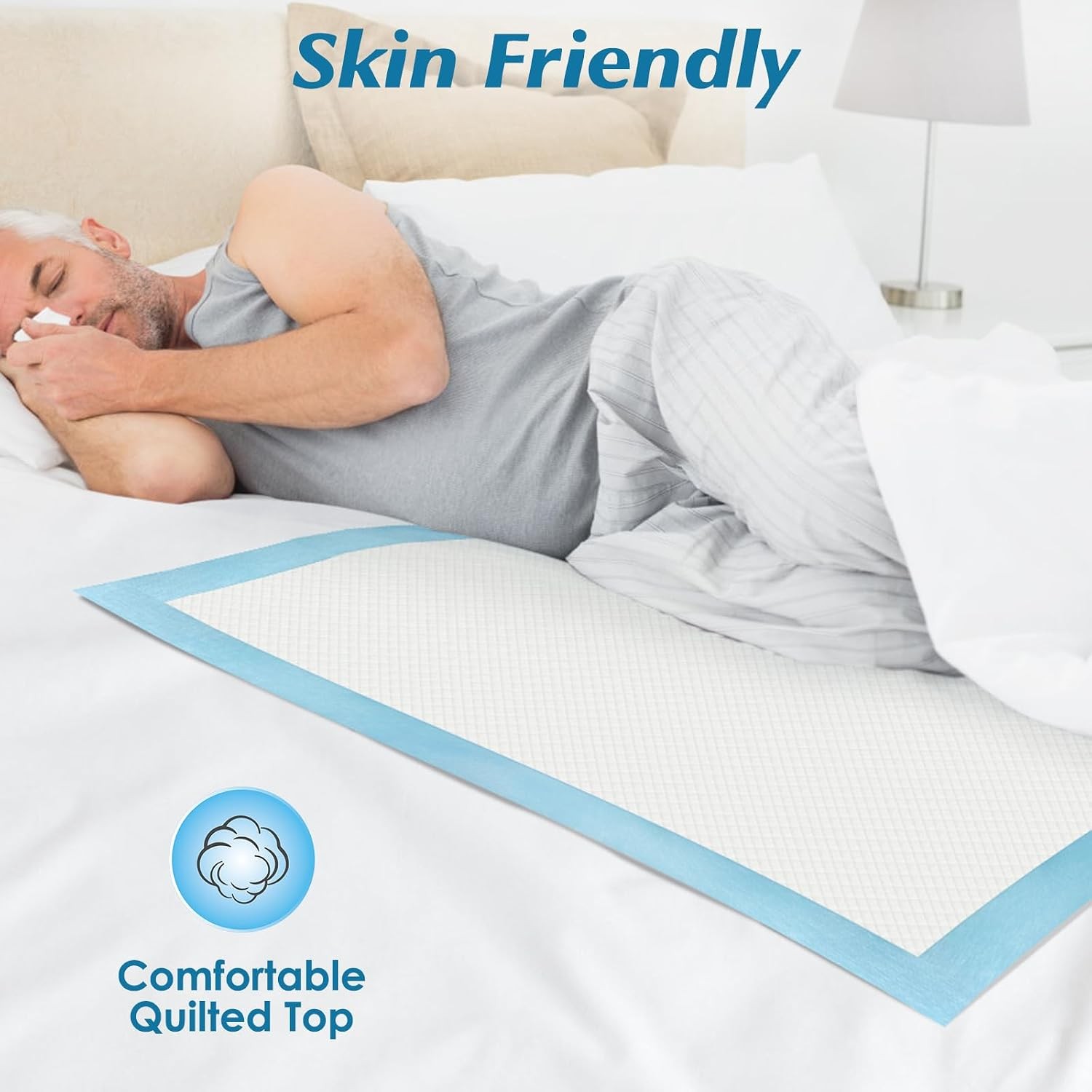 100 Count 22×22 Super Absorbency Disposable Underpads