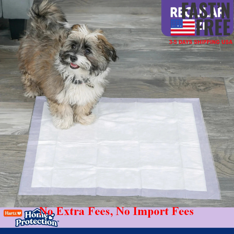 2P Hartz Home Protection Lavender Scent Odor-Eliminating Dog Pads, 21×21, 50ct