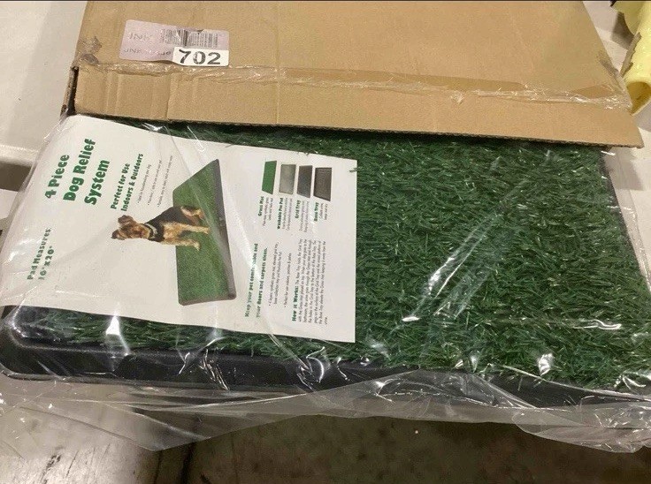 Artificial Grass Puppy Pee Pad for Dogs and Small Pets – 4 Layer 16×20