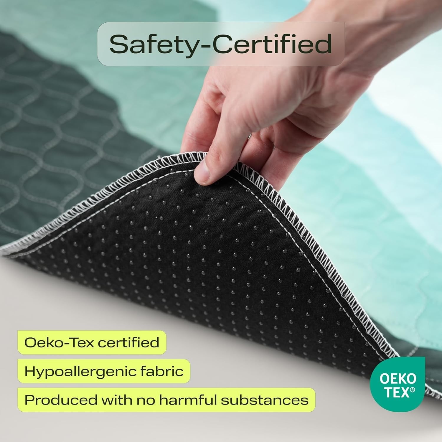 Washable Pee Pads for Dogs – 100% Waterproof, Leak-Proof, Non-Slip – Reusable
