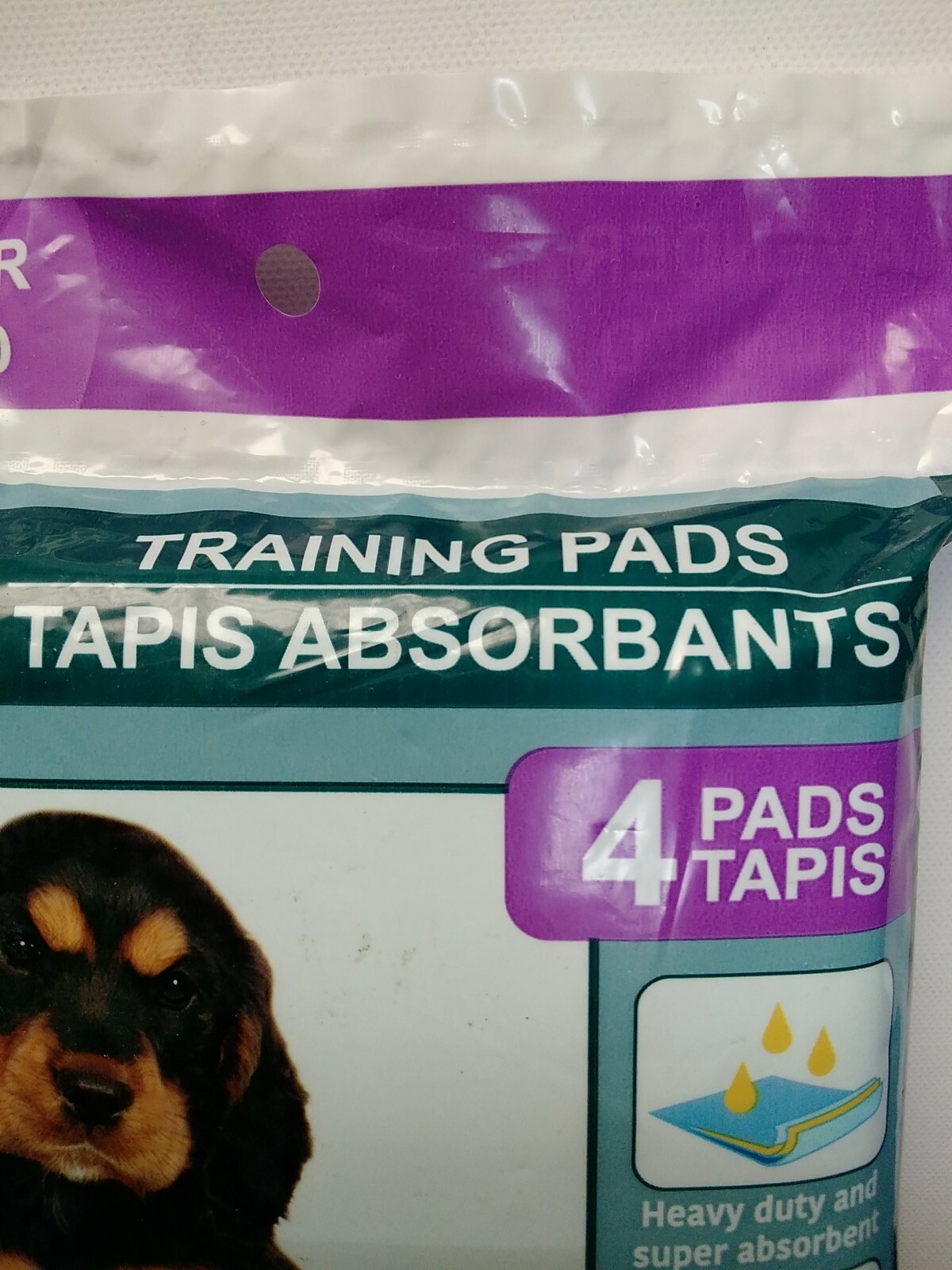 Lavender Scented Training Pads for Dogs Pack of 4 Each 22 X 22 Inches
