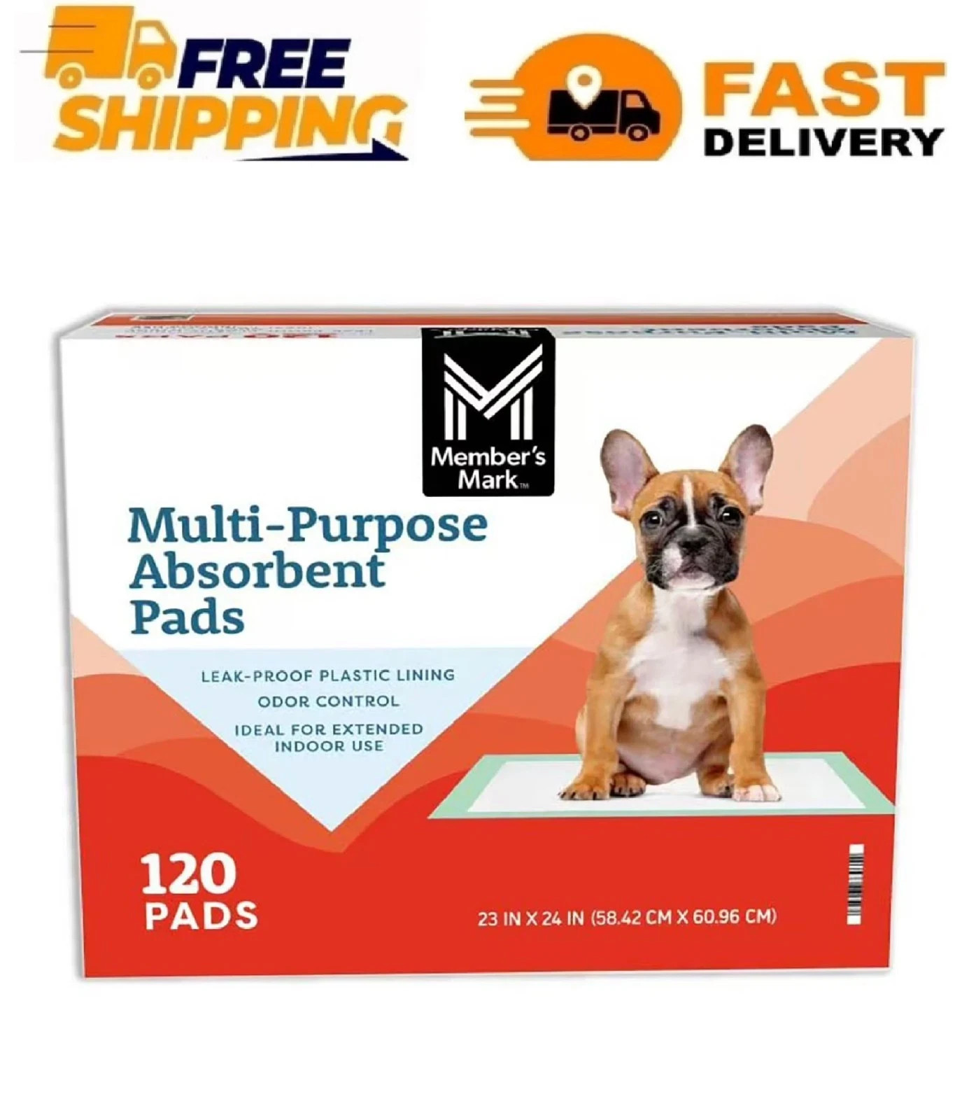 Member’s Mark Multipurpose Absorbent Pads, 23″ x 24″, 120 ct.