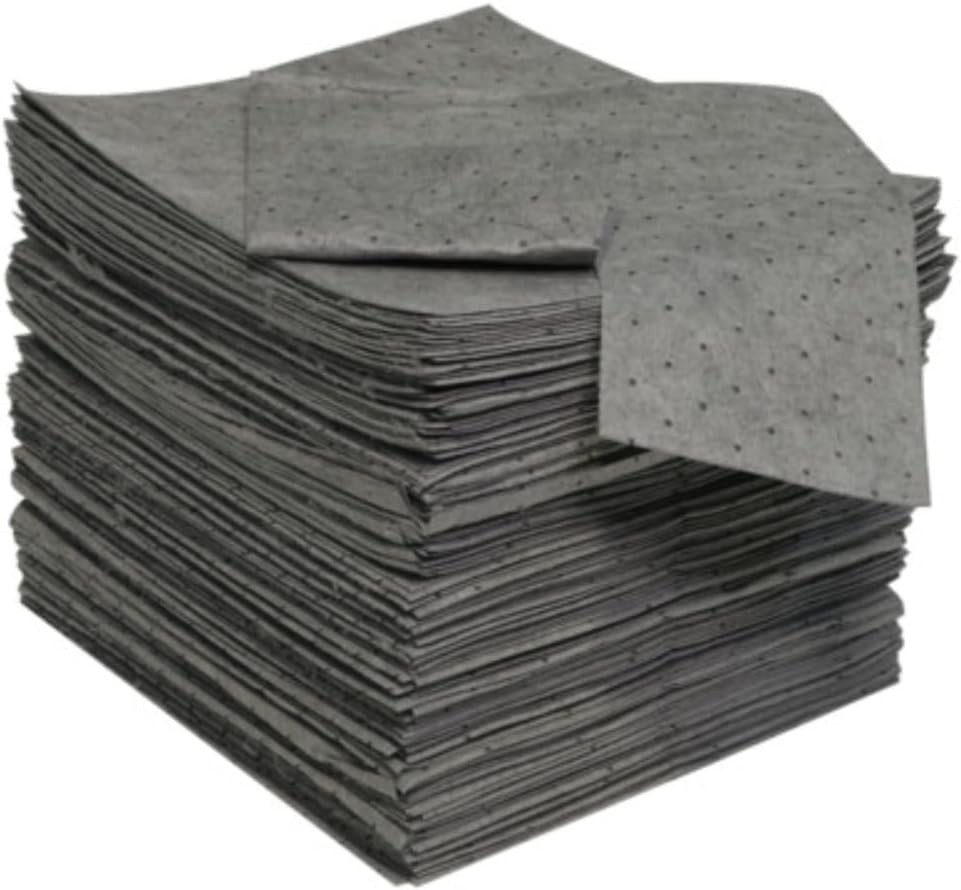 Spilfyter Universal Light Duty Absorbent Pads, 16″ x 18″, 200 Count | Single …