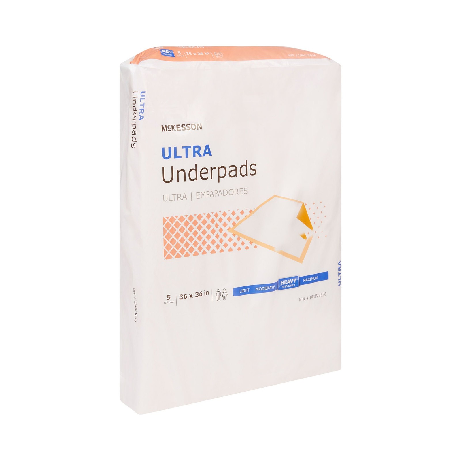 50 McKesson Ultra Heavy Absorbency Adult Bed Puppy Disposable Underpads 36×36”