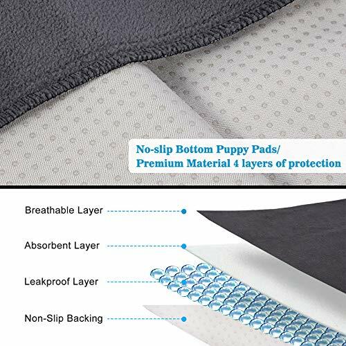 Reusable Pee Pads For Dogs 48″x48″/60″x48Puppy Pads With Fast Absorbent Washable