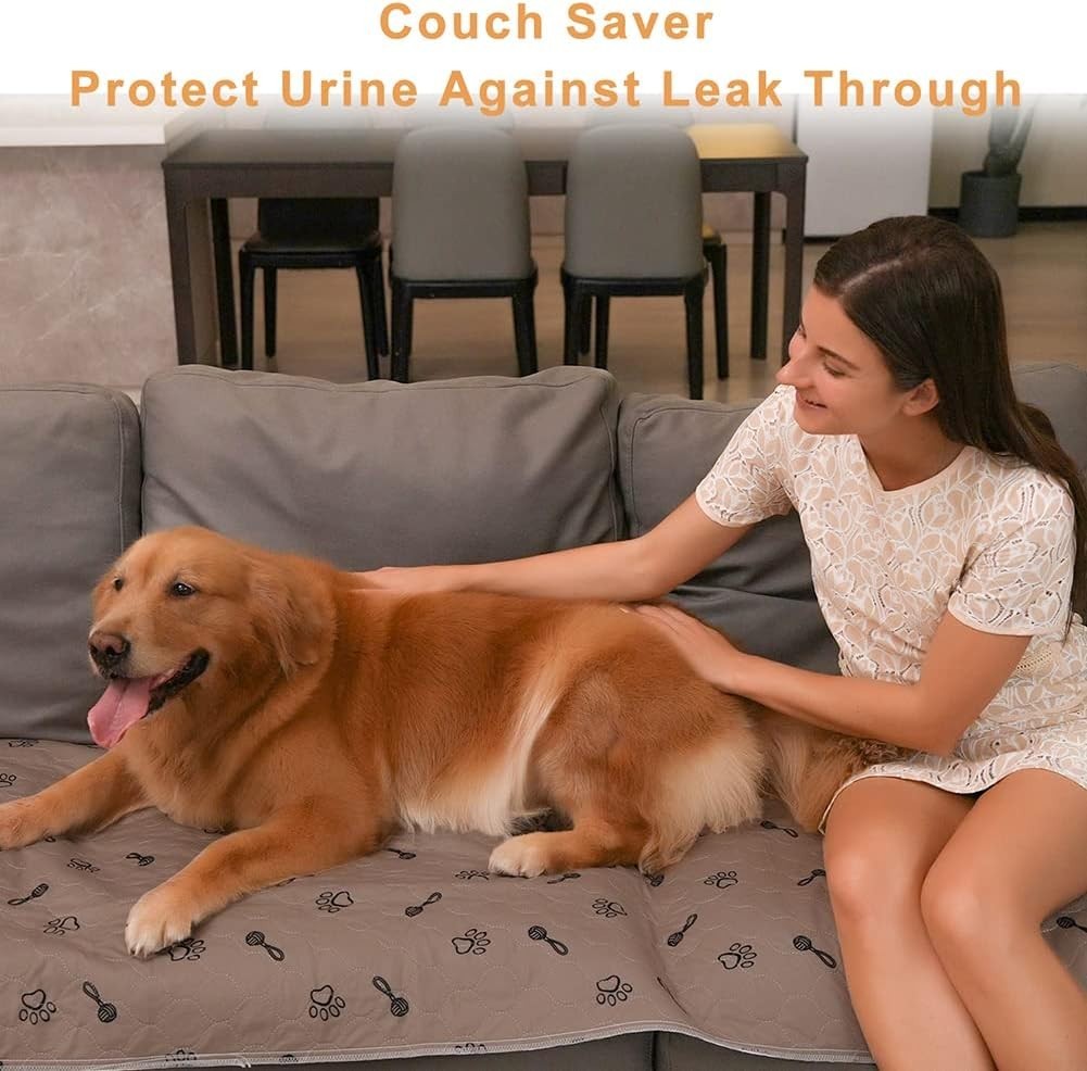 Waterproof 2-Pack Absorbent Puppy Pads 36×72 + Dog Comb – Money-Saving Solution