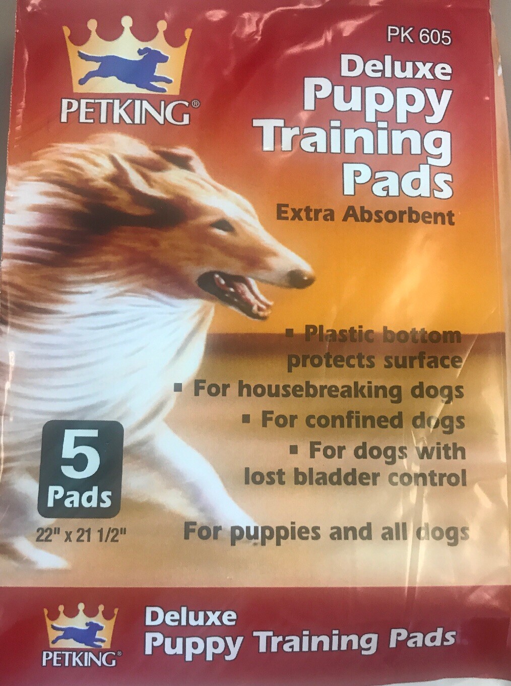 Pet King Puppy Training Pads 5 Pads