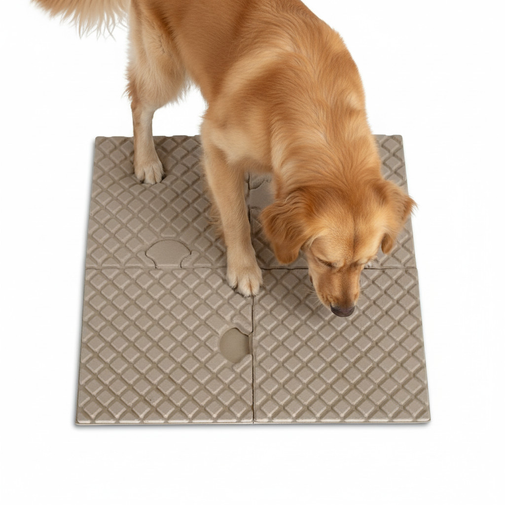Play Mat Set for Dogs- Puppies 4 Interlocking Floor Mats