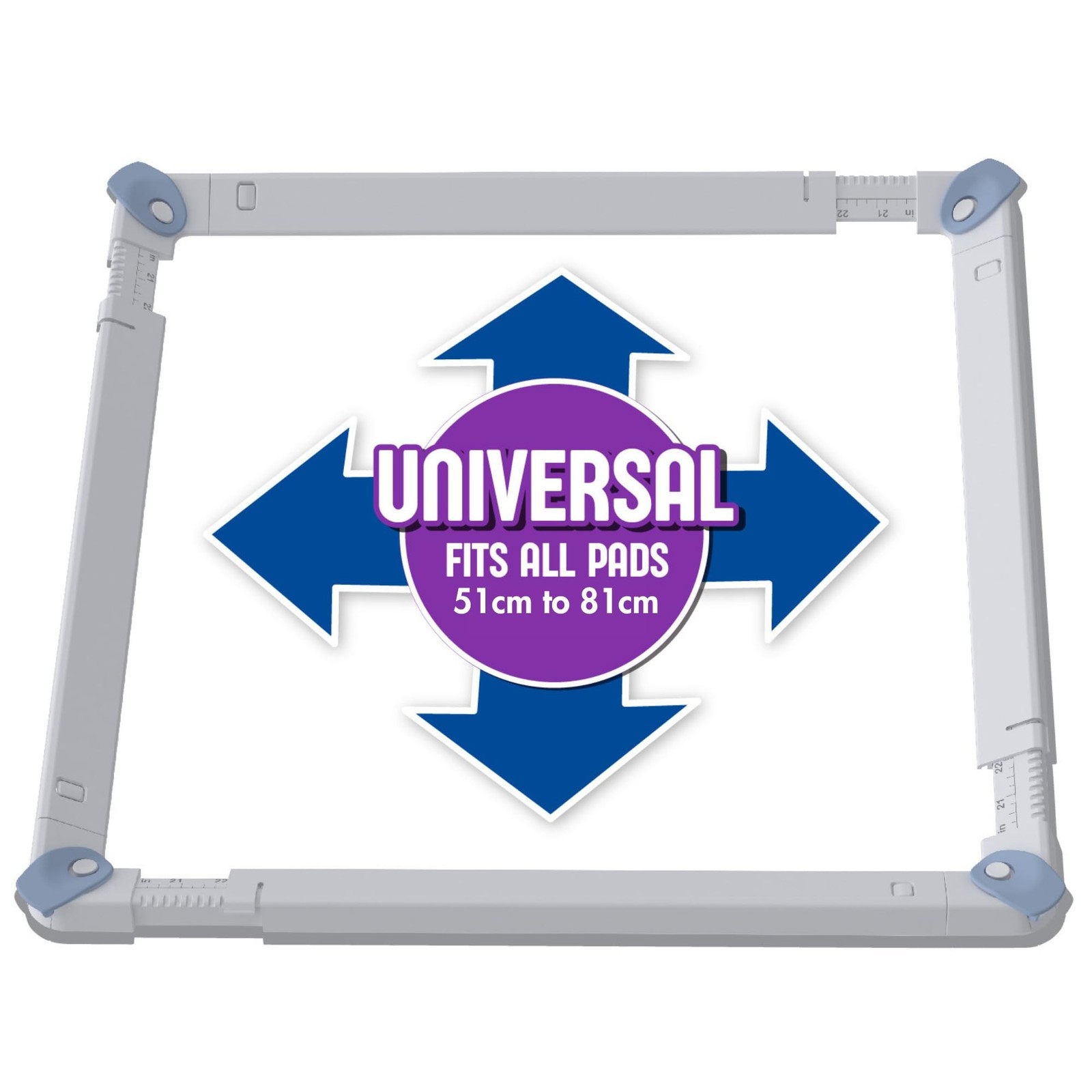 Patented SureGrip Pee Pad Holder | Fits All Common Sizes, Built-in Grips, Sec…