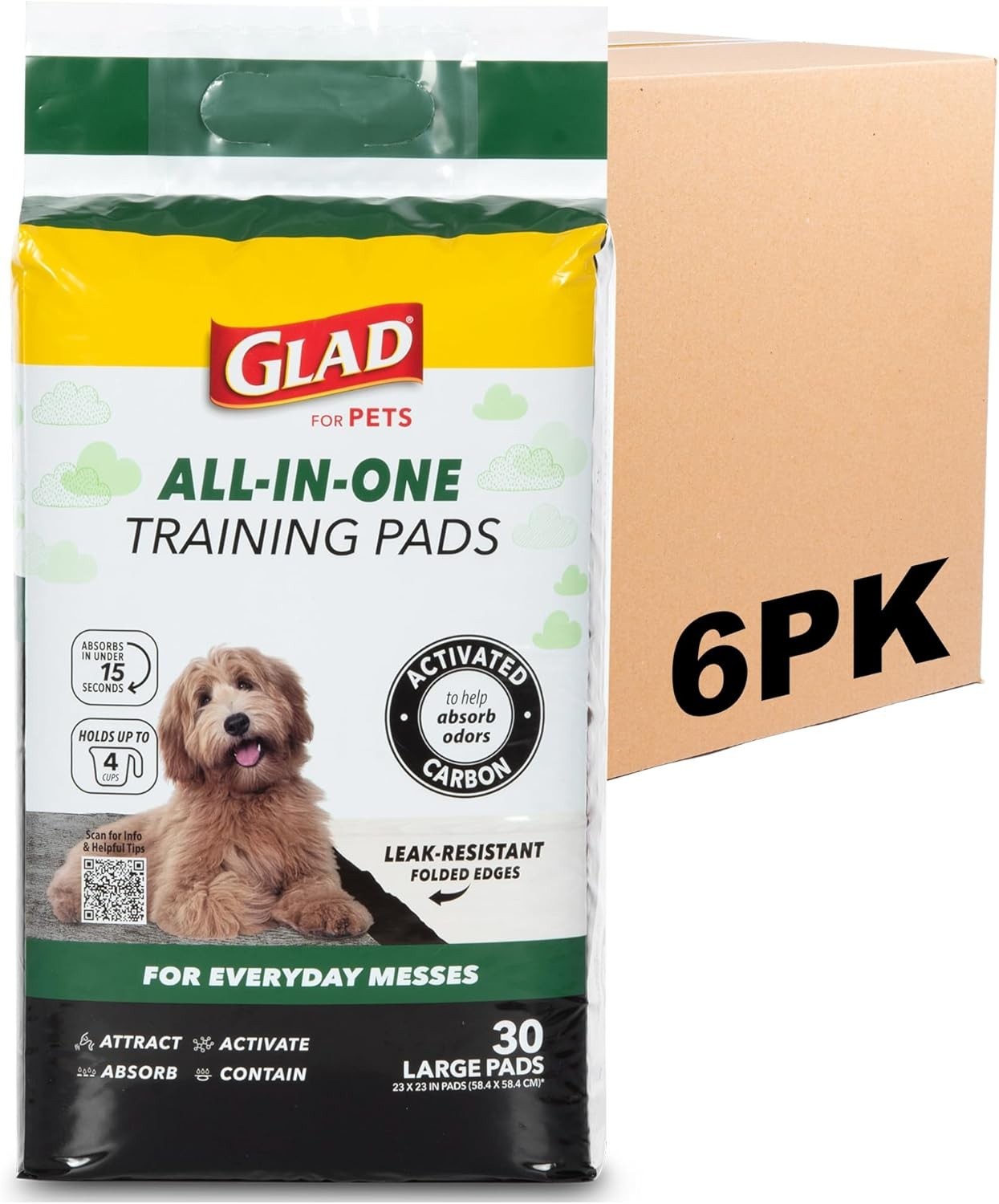 for Pets Black Charcoal Puppy Pads – Super Absorbent Disposable Dog Pee Pads,…