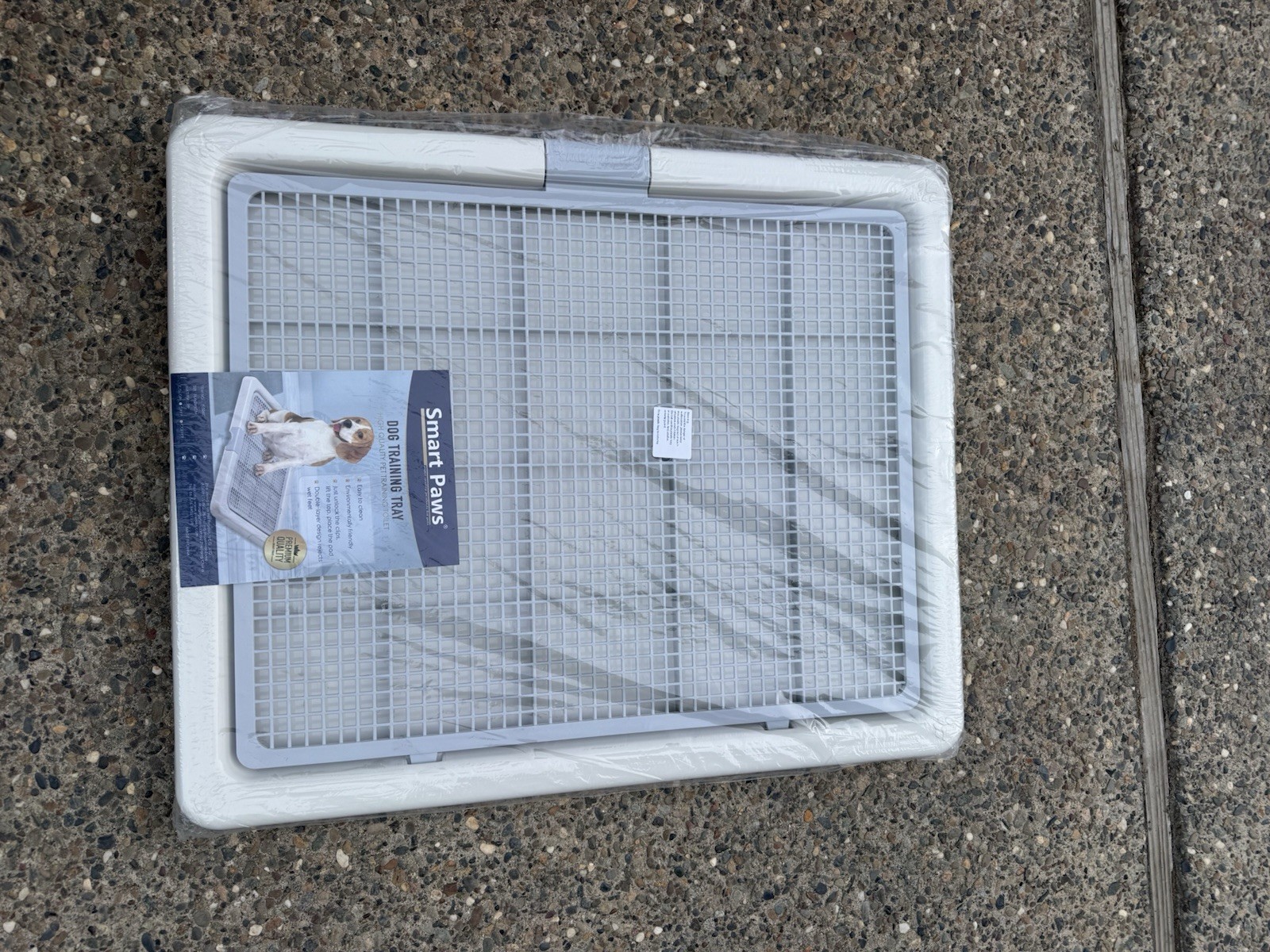 Smart Paws Dog Training Tray Dog Toilet w/ Tray Mesh Grid 29.92″ x 24.4″