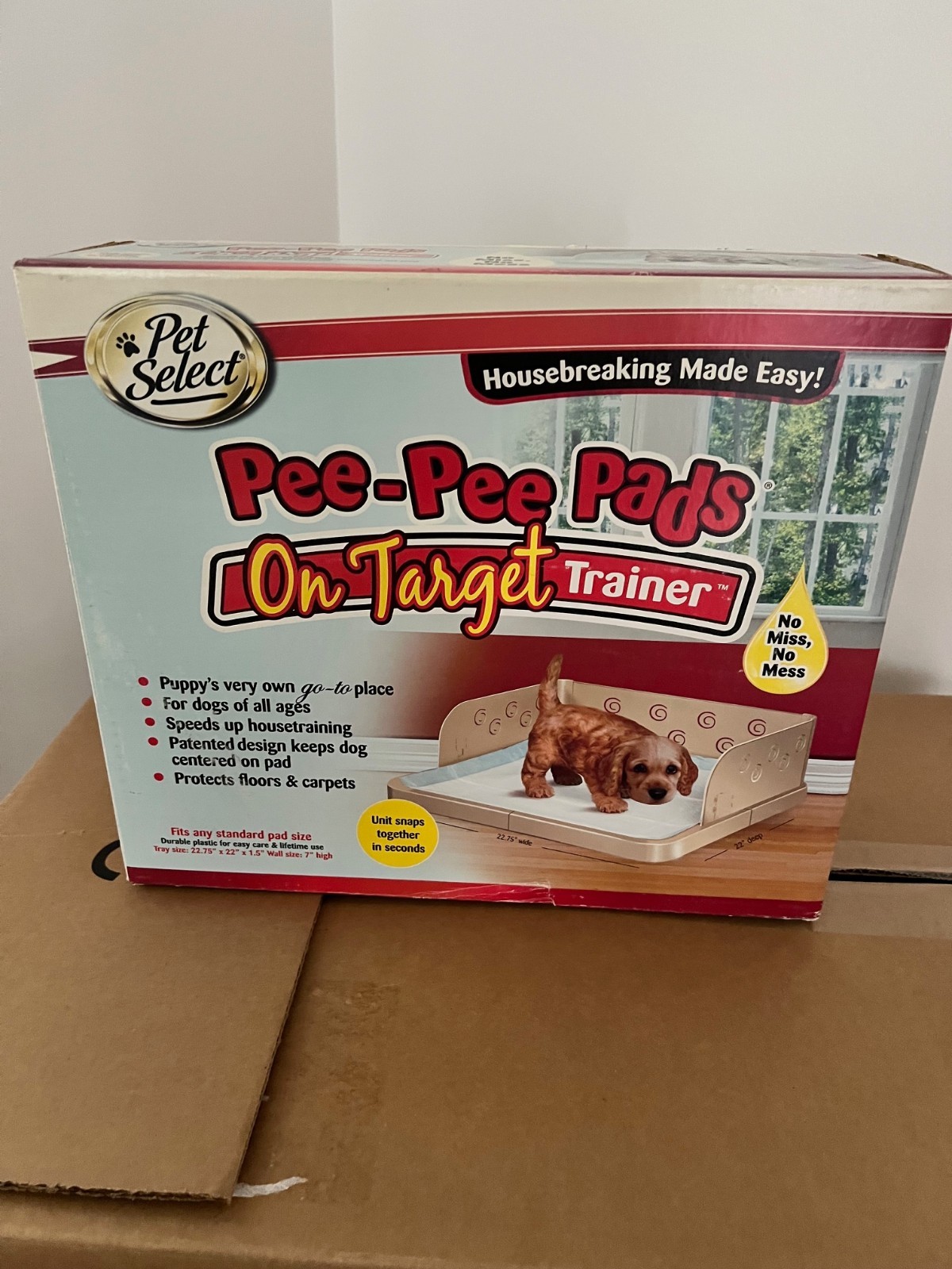 Pee Pee Pads On Target Trainer for Puppies & Dogs of all ages