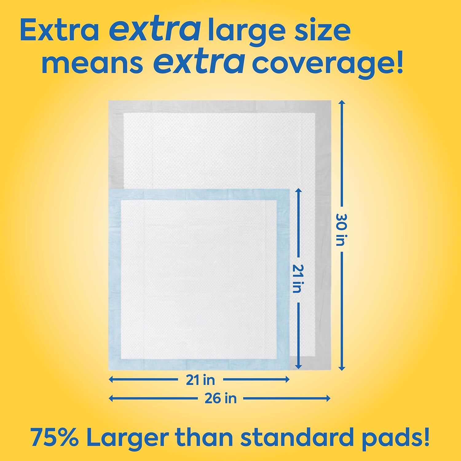 OUT! Heavy Duty XXL Dog Pads | Absorbent Pet Training and Puppy Pads | 30 Pads