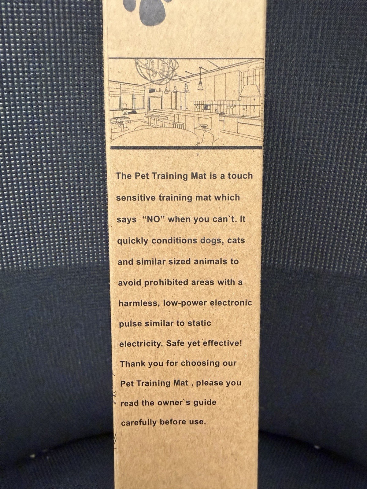 PET TRAINING MAT INDOOR MAT DETERRENT 30” x 16”