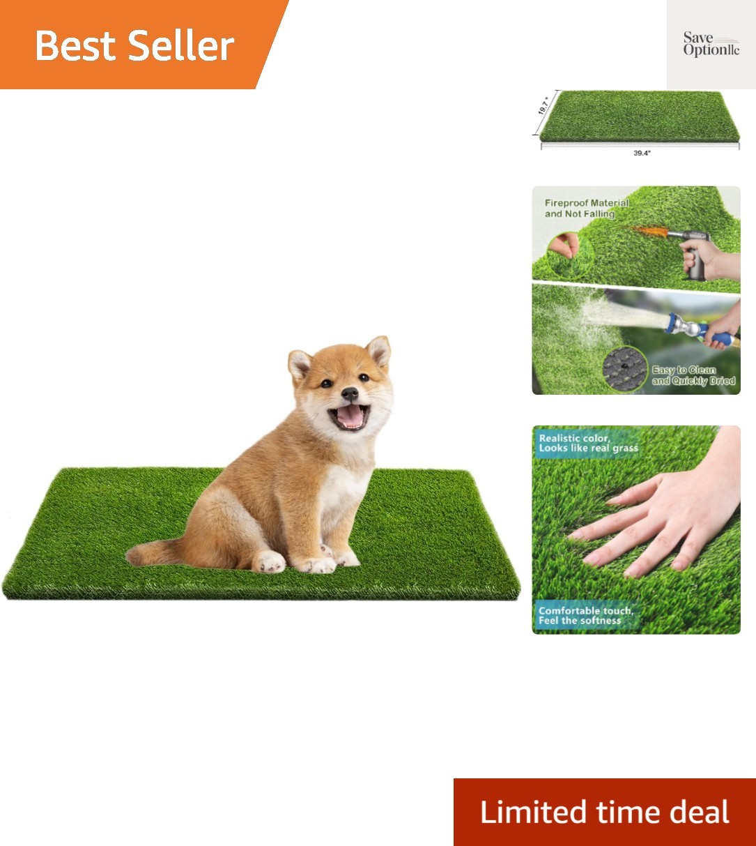 Artificial Grass, Professional Dog Grass Mat, Potty Training Rug and Replacem…