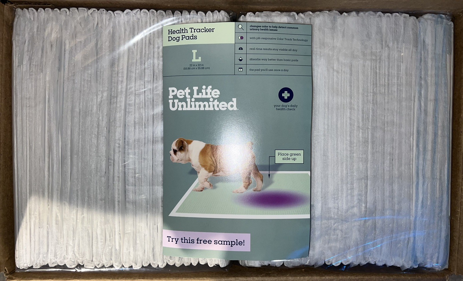 Pet Life Unlimited Smart Prints Extra Large Puppy Pads – 26″ x 30″52 Count (XL)