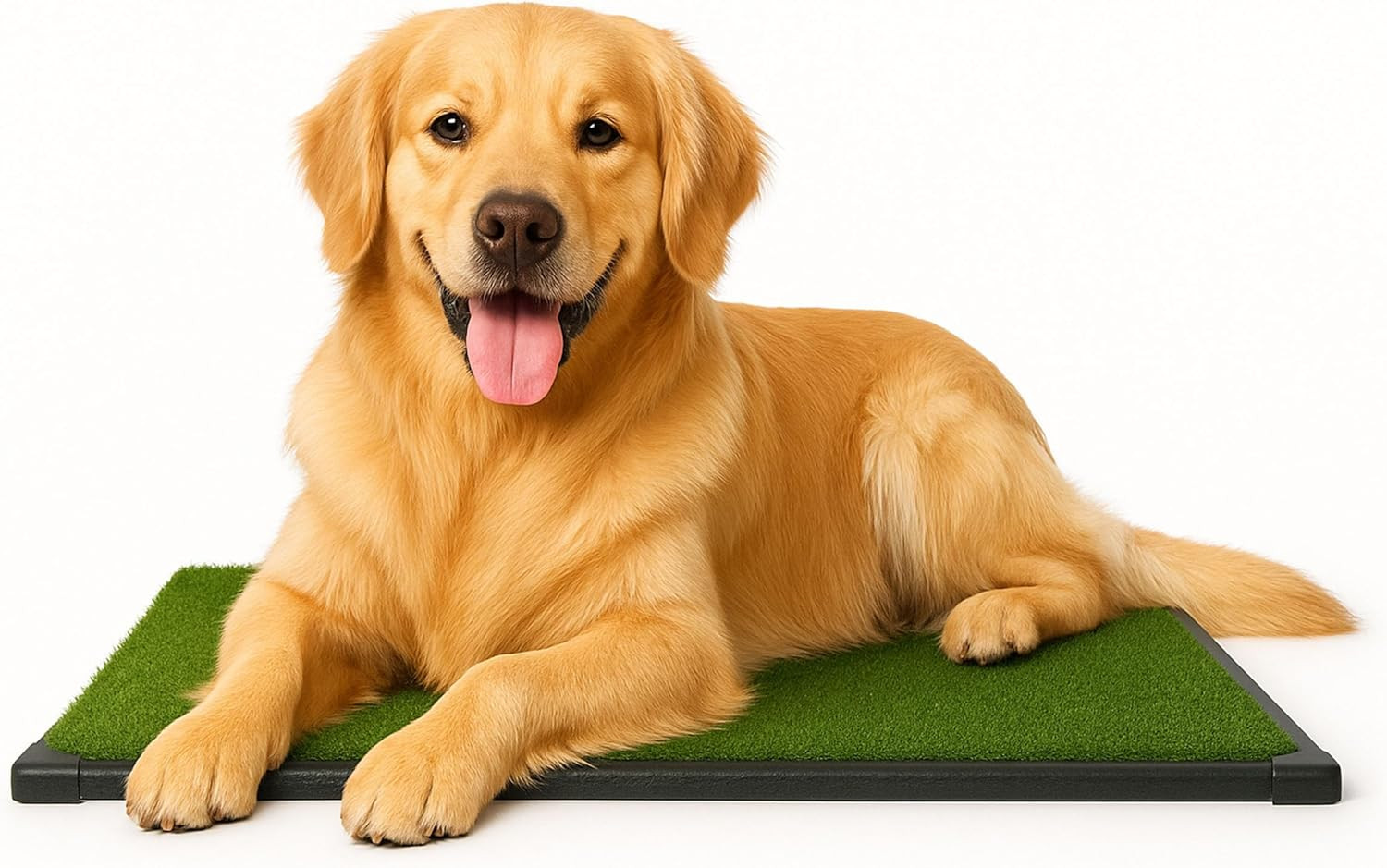 Artificial Grass Puppy Pee Pad for Dogs and Small Pets with Tray – 20X30 Inches