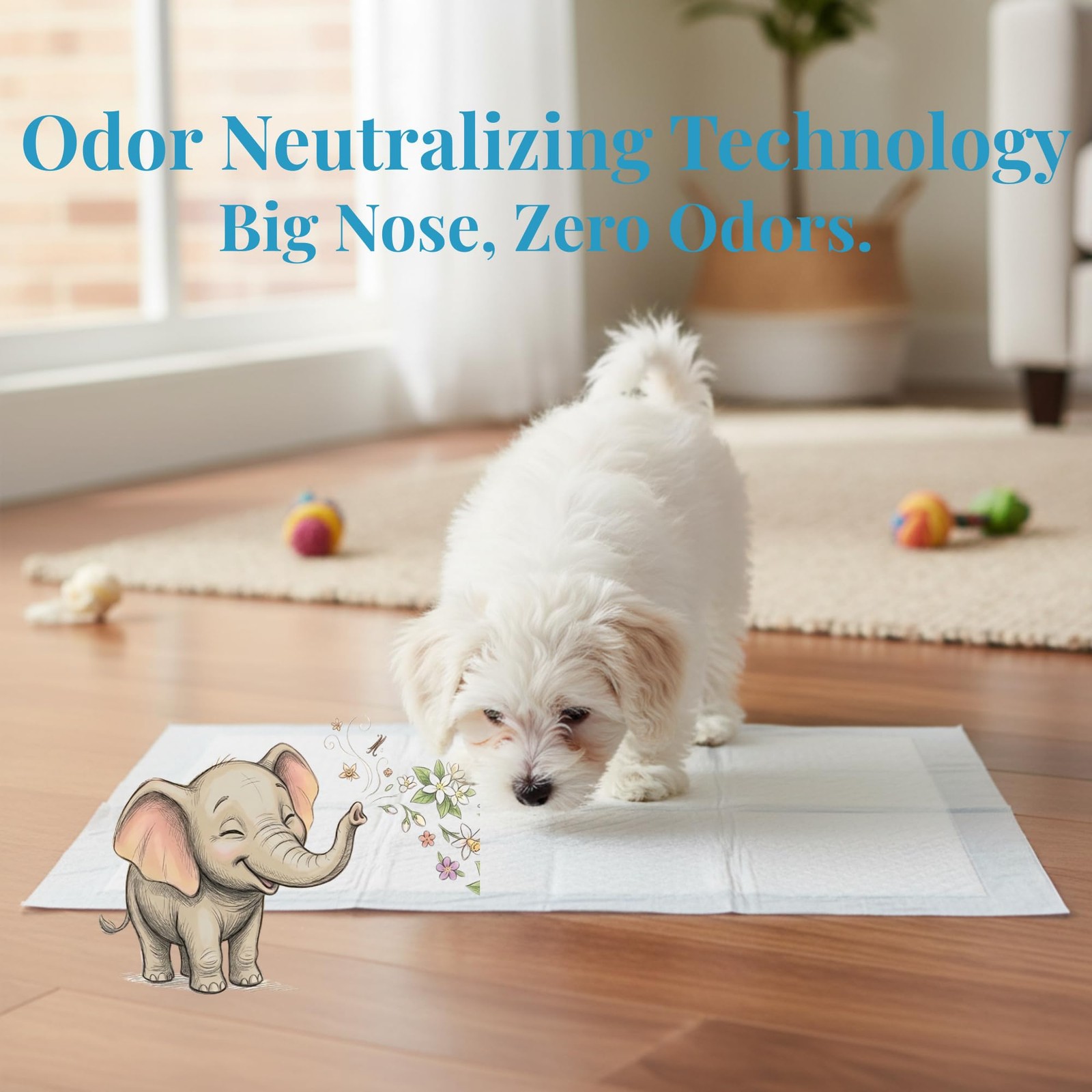 Quick-Drying & Super Absorbent Precious Puppy Pads, Leak-Proof & Unscented Wh…