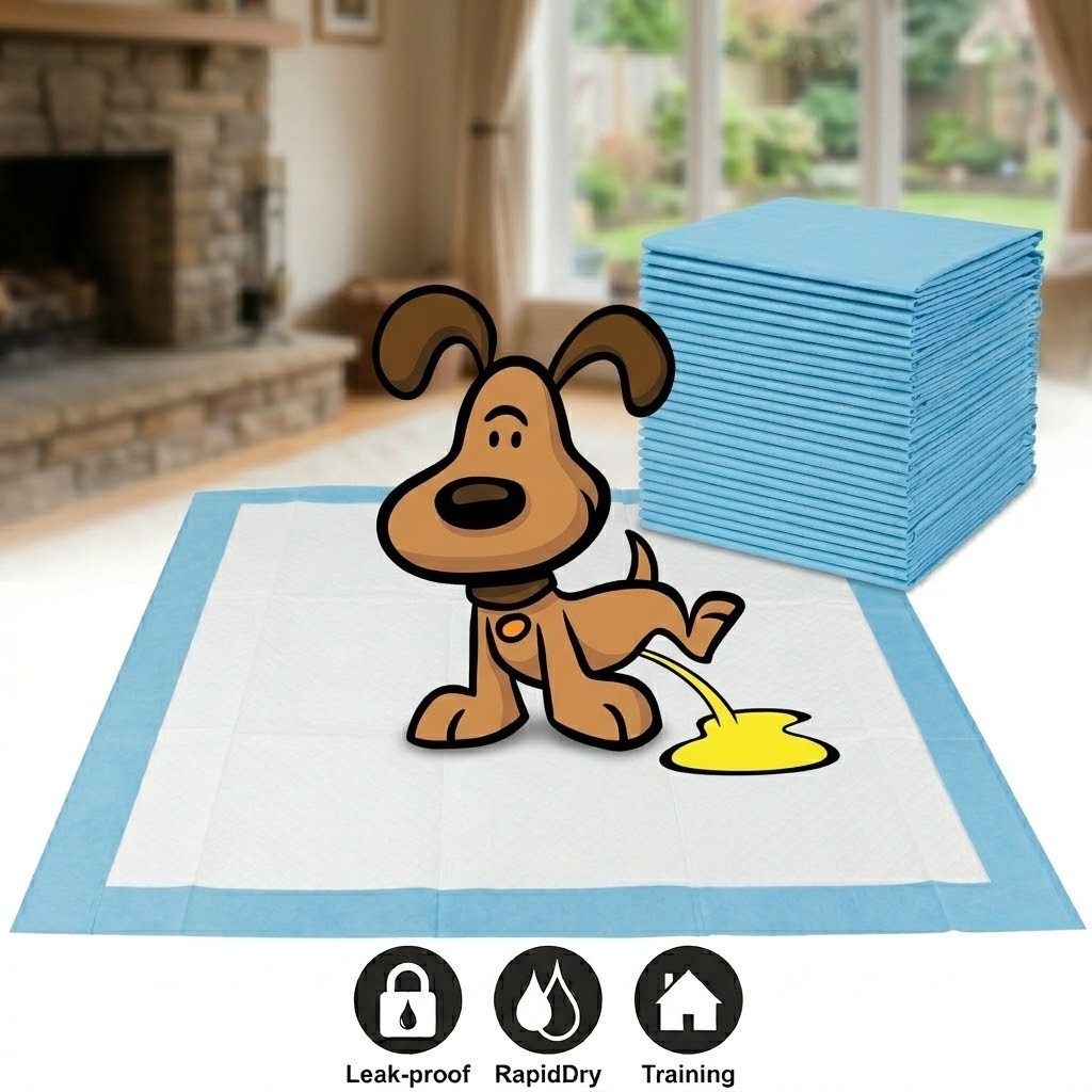 17×24″ 600 Puppy Pads Cheap Economy 3-Layer for Little Puppies Bulk Priced