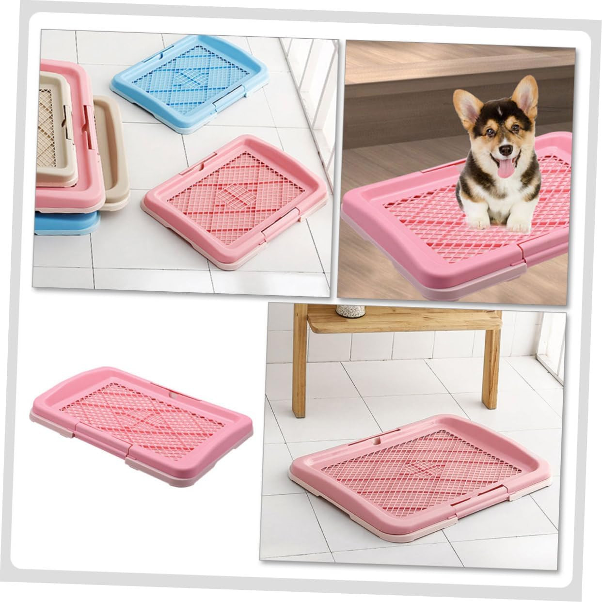 Household Puppy Tray Thickened Dog Training Accessory Easy Pet Supply for Indoor