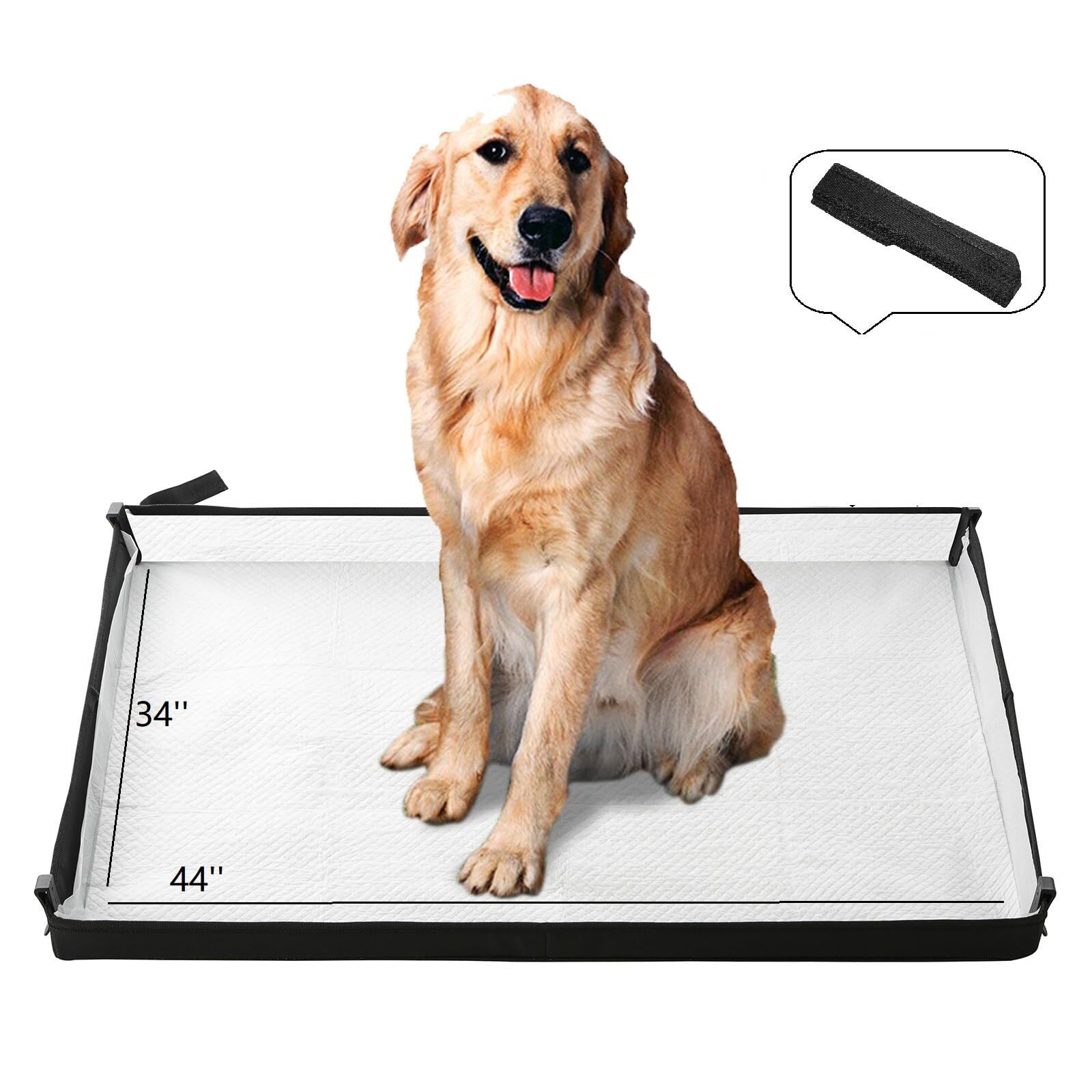 Large Portable Dog Pee Pads Holder for Travel Puppy Pad Holder Foldable Liner B