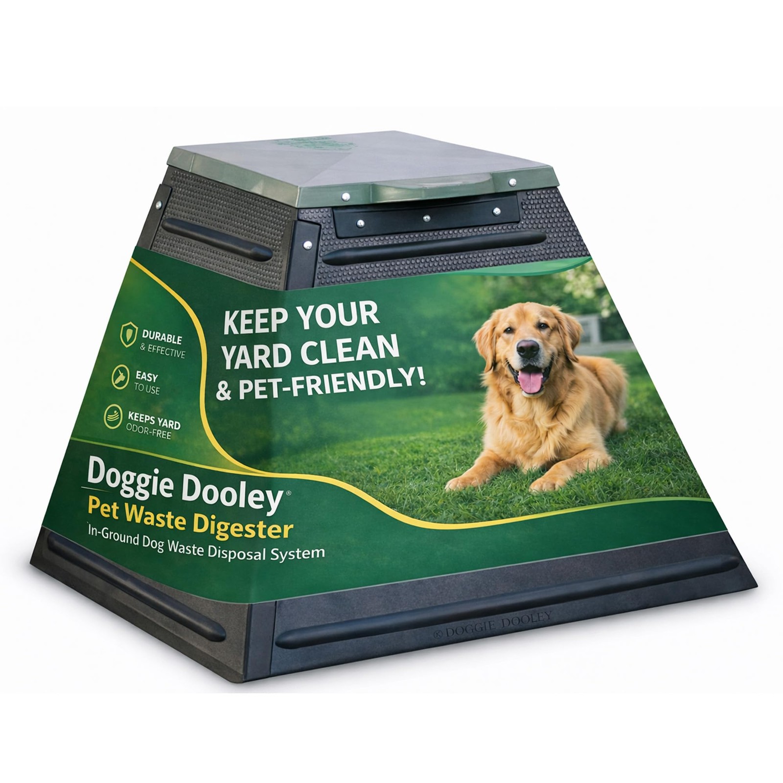 Doggie Dooley 3535 35th-Anniversary Leach-Bed-Style Pet-Waste Disposal System