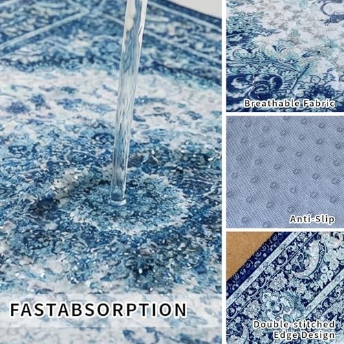 Washable Dog Pee Pads – Reusable Ultra-Absorbent Waterproof Training Mat, 2 Pack