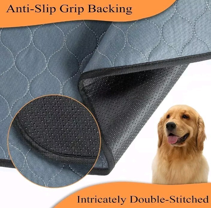 Bunlitent Washable Pet Pad 72*72 Dark Gray 1 Pack