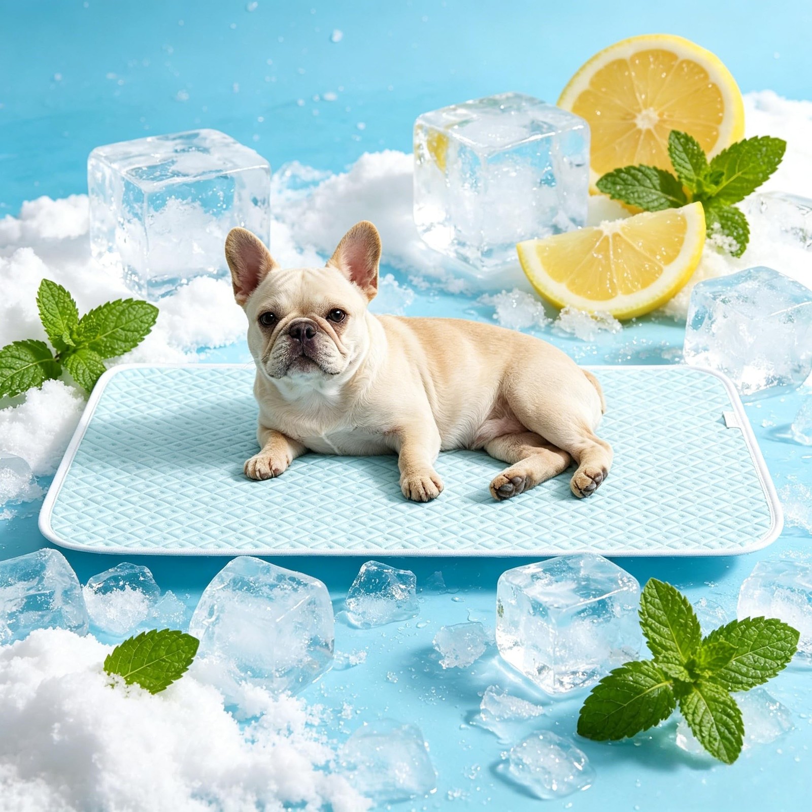 Cooling Mat for Dogs Q-Max 0.5 Thin Breathable Cooling Crate Pad for Indoor O…