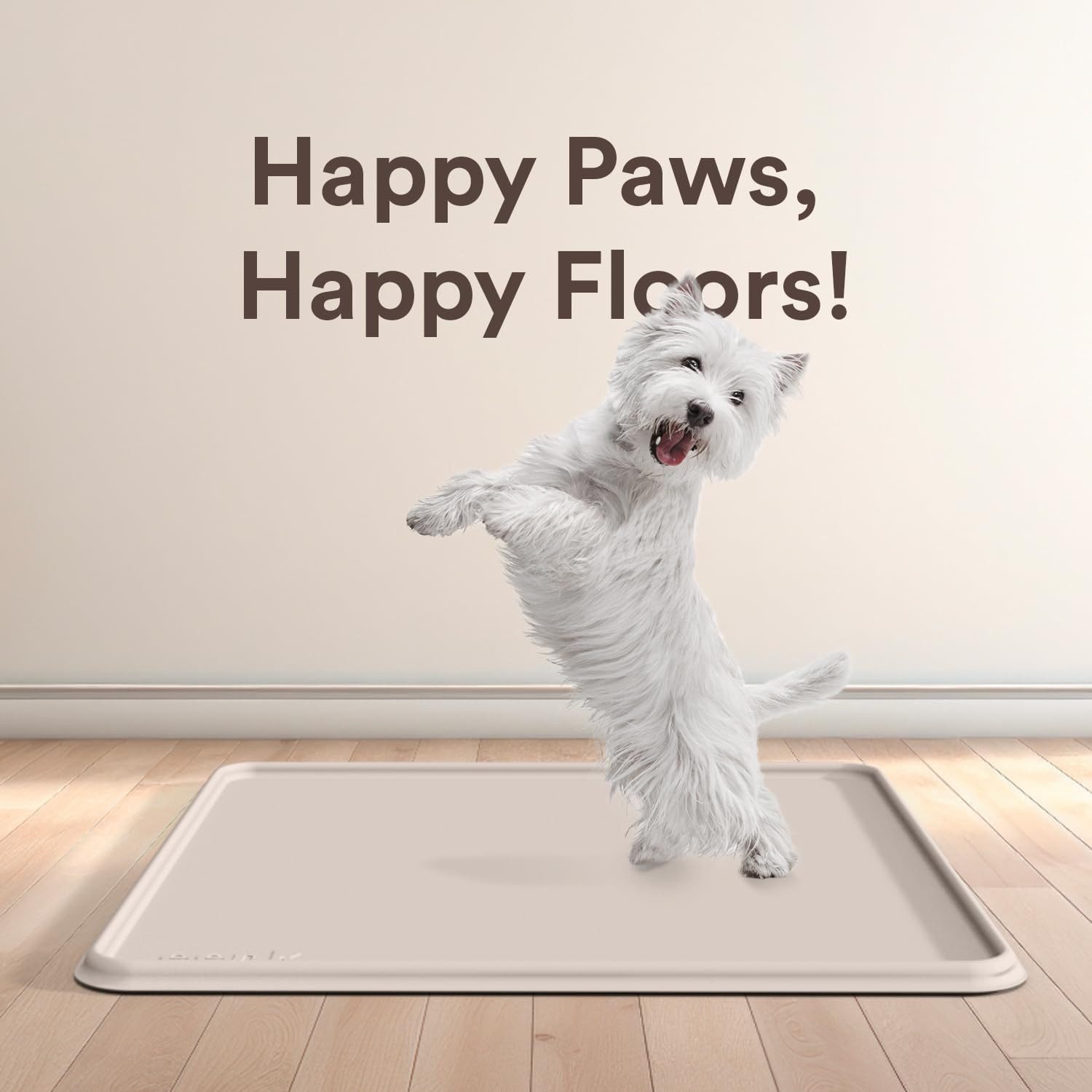 Pee Pad Tray Holder for Dogs – Fits up to 25 X 25 In. Square Potty Training Pads