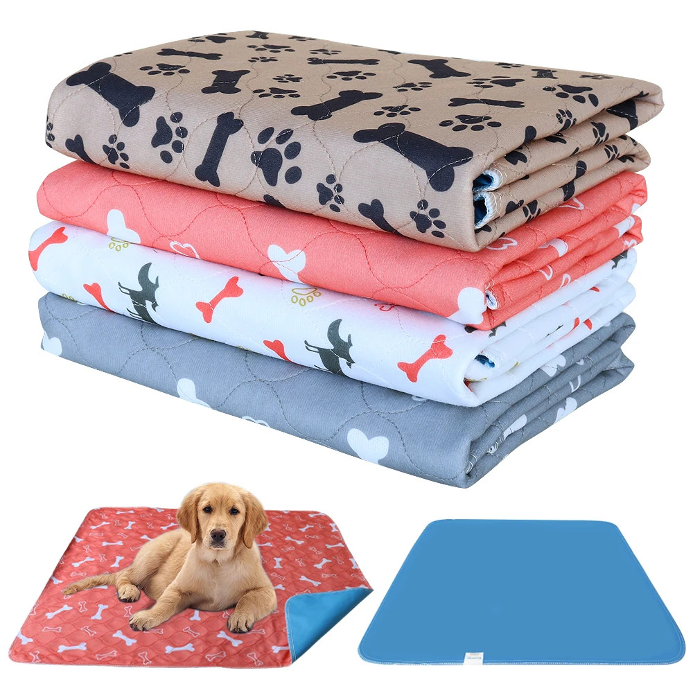 Pet Bed Mat Reusable Dog Urine Pad Puppy Pee Fast Absorbing Pad Rug Pet Dog Diap