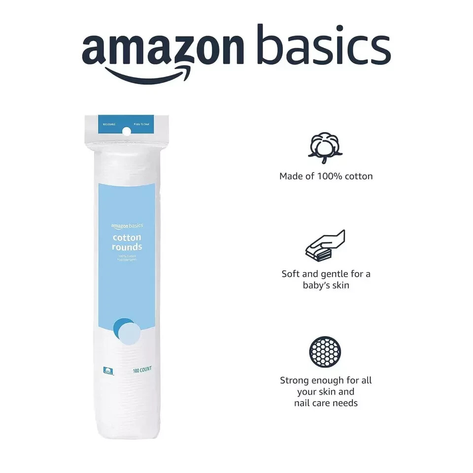 Includes 6 packs of 50 count Oval Premium Pads Premium Cotton Ovals large surfac