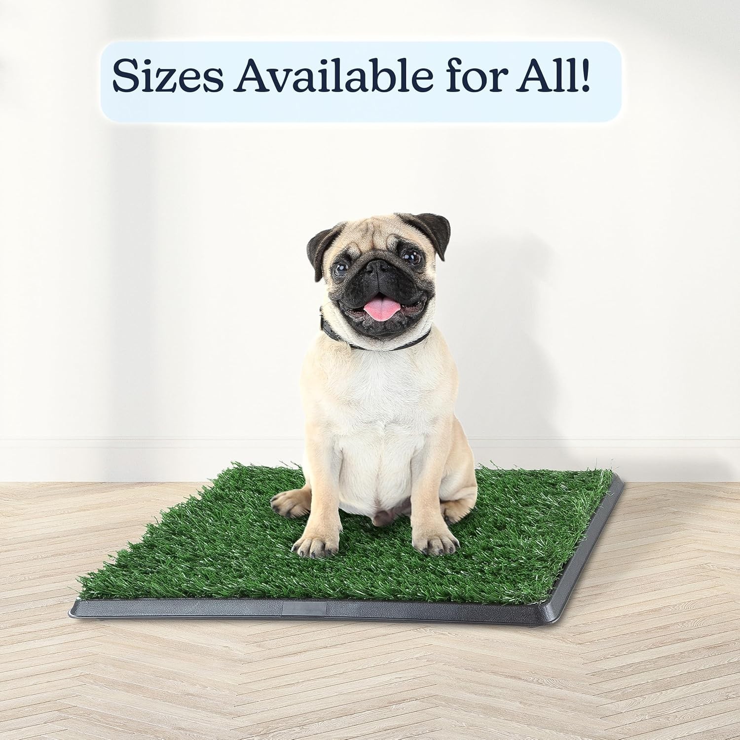 Artificial Grass Puppy Pee Pad with Tray, Reusable Dog Potty Training Mat for…