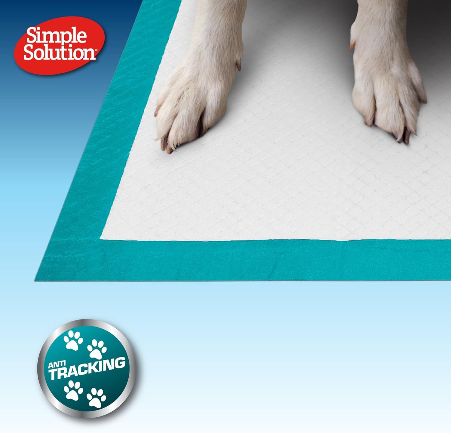 Simple Solution All Day Pee Pads for Dogs, Puppy Potty Training, Leak Proof Dog