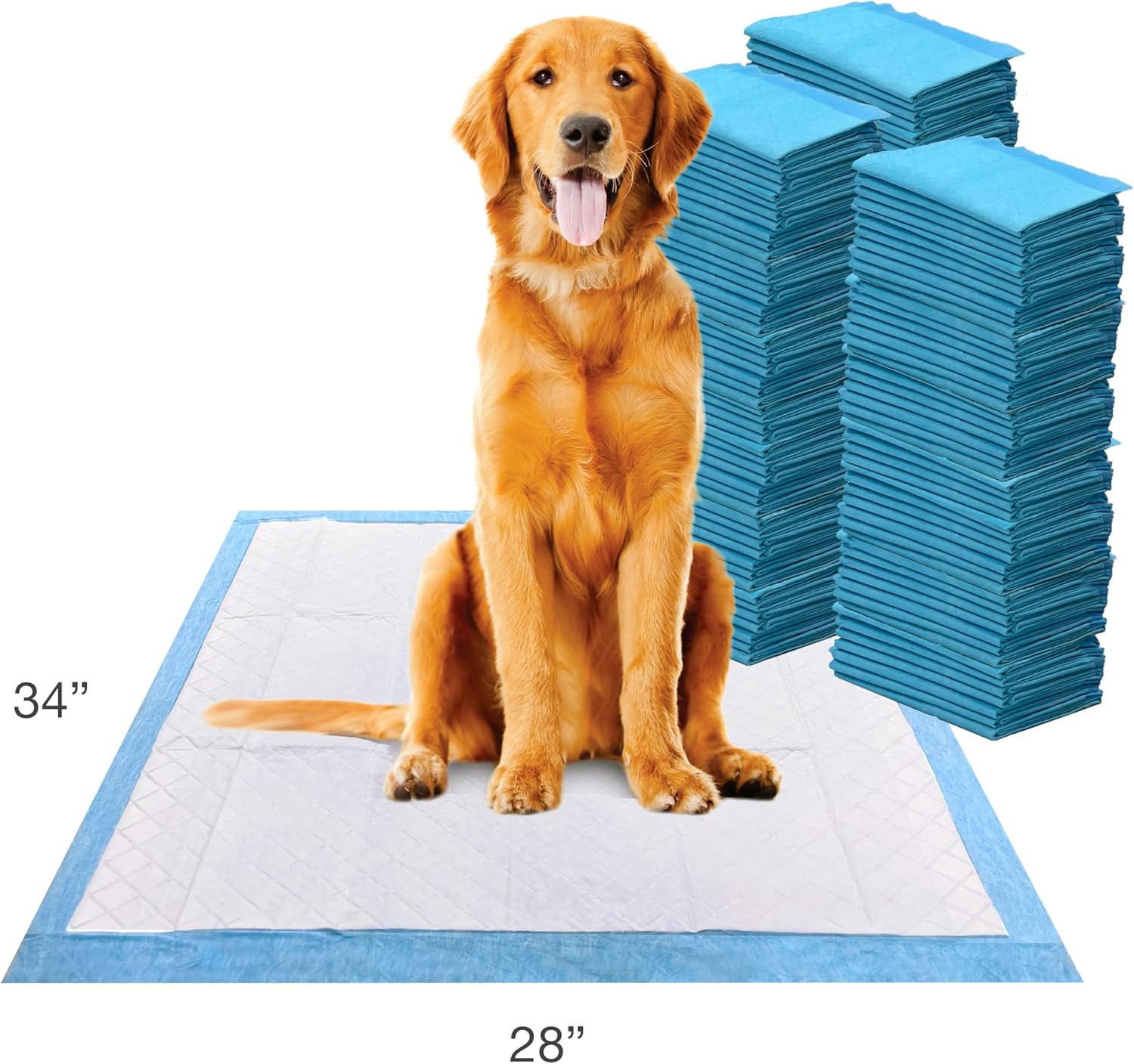 Wee-Wee Superior Performance XL Pee Pads for Extra Large Dogs, Leak-Proof Floor