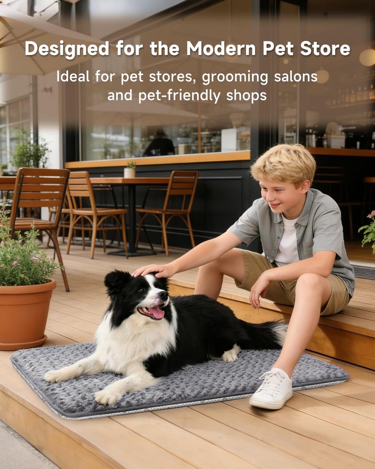 XL Dog Bed for Crate High Resilience Foam Crate Pad Mat for Large Dogs Washab…
