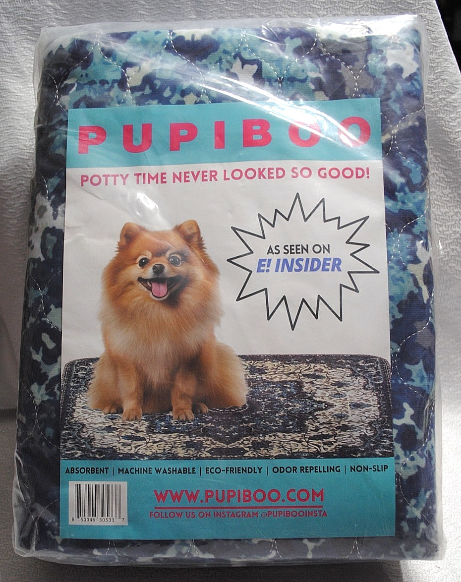 Pupiboo Machine Washable Puppy Pads 4.5′ square, pack of 2 – New and Sealed