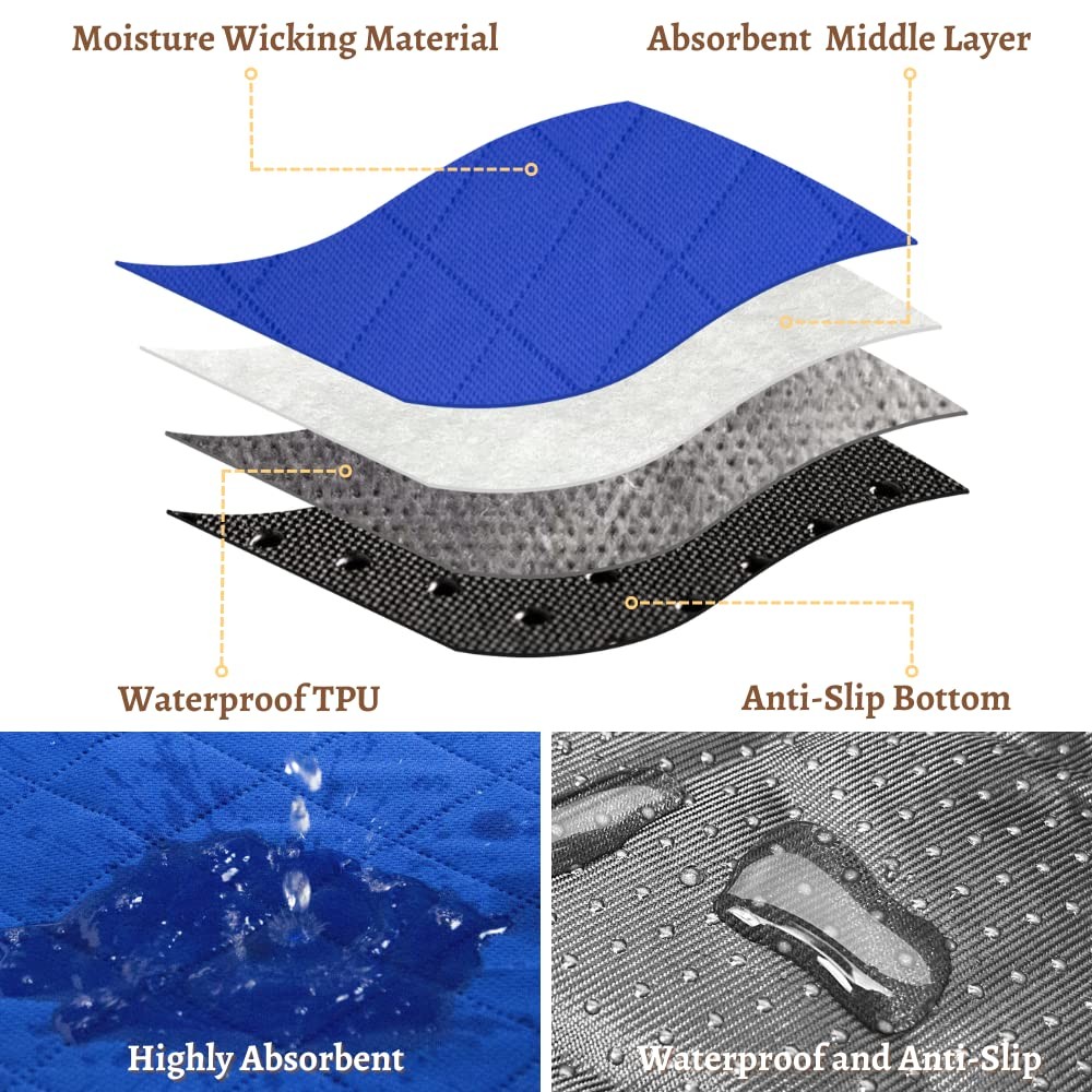 Dog Playpen Mat Pee Pad for Puppy Cat Octagon Shape Non-Slip Washable Whelpin…