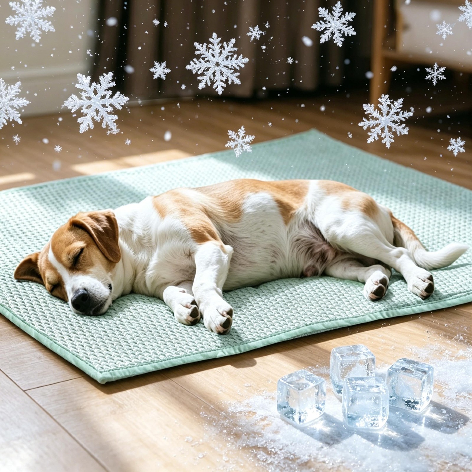 Lekereise Cooling Mat for Dogs – Self-Dog Cooling Mat Indoor, Pressure-Activa…