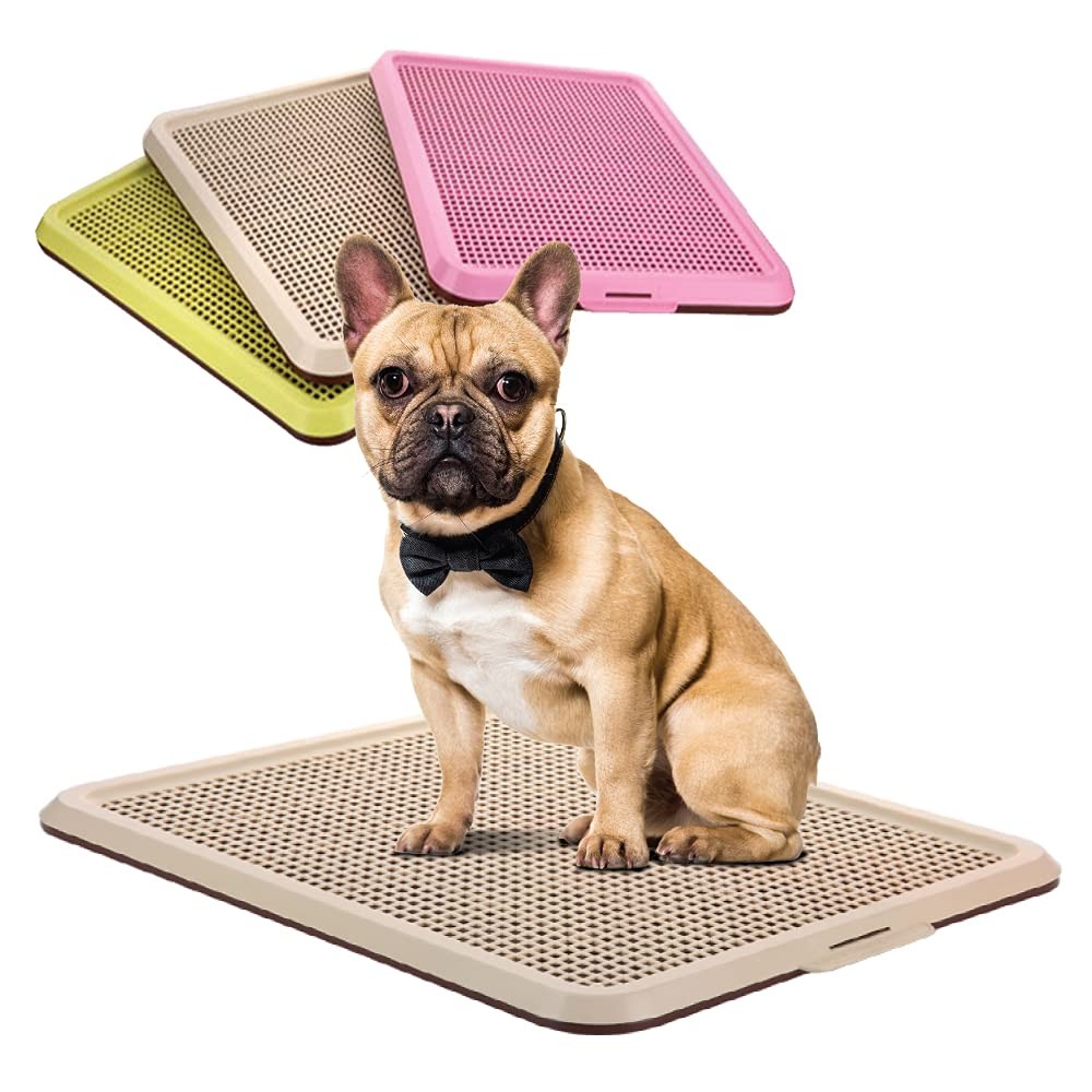 Puppy Pee Pad Holder Indoor Outdoor Dog Potty Toilet Training Tray 20″ x 16″ …
