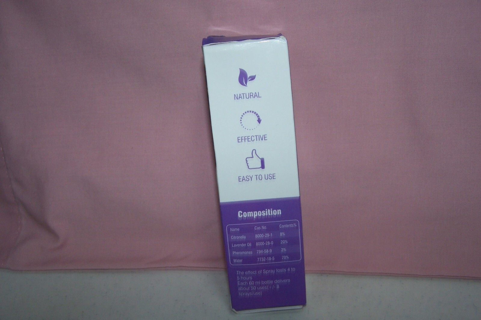Pet Dog Natural Spray & Scratch Control 60 ml. NEW in Box Easy to Use