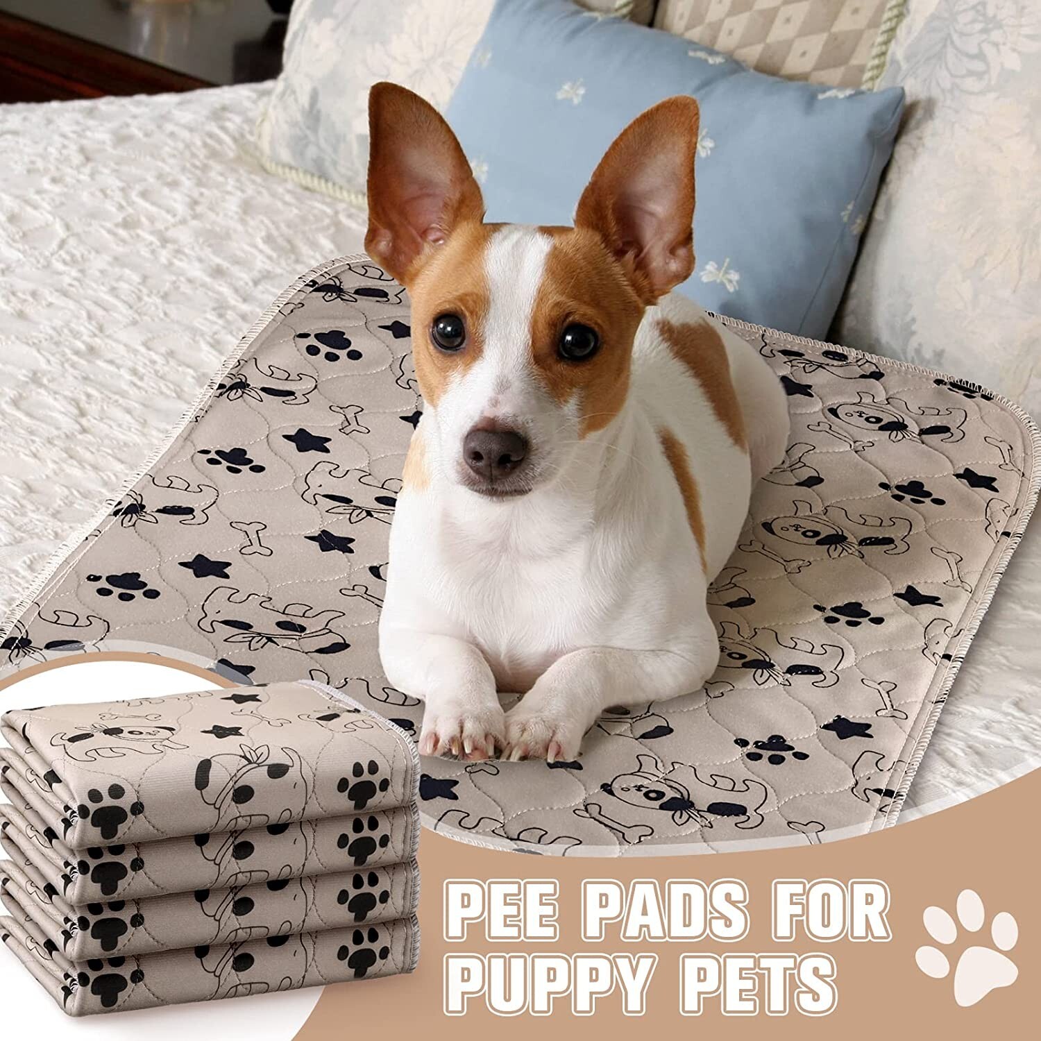 Waterproof Non Slip Absorbent Potty Training Whelping Washable Pee Pad 16×24″