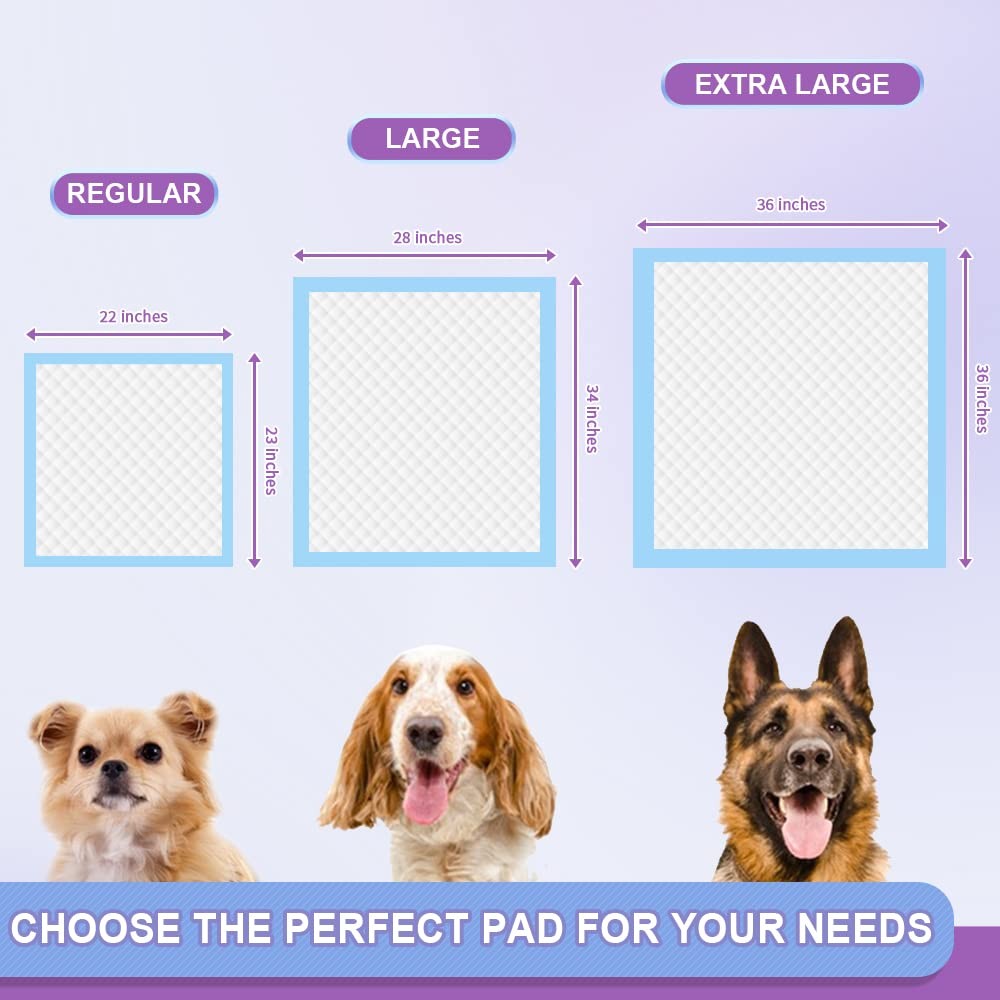 IMMCUTE Puppy Pee Pads 22×23-150 Count | Dog Pee Training Pads Super Absorbent &