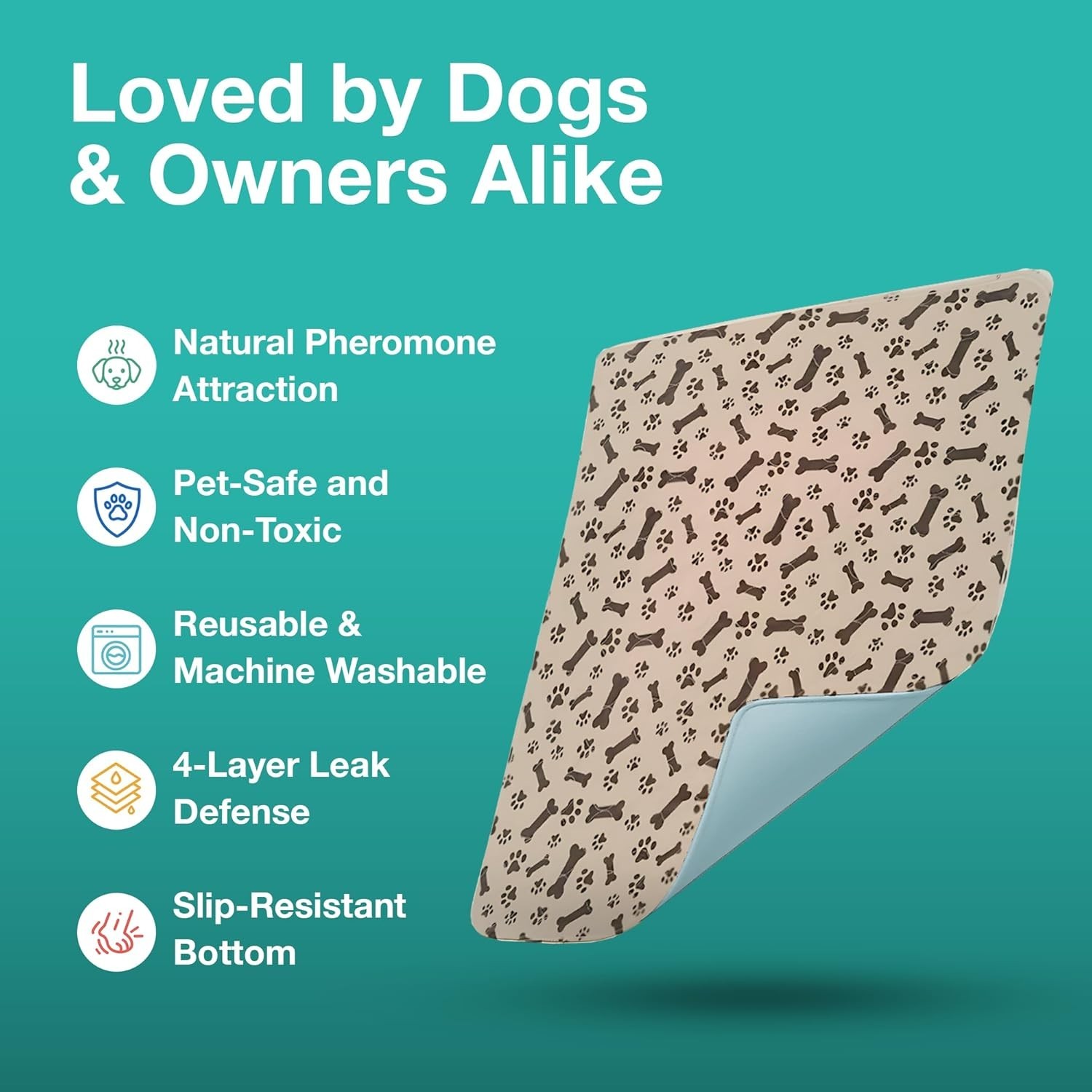 Furthrive Washable Pee Pads for Dogs with Pheromone Attraction, Reusable Puppy P